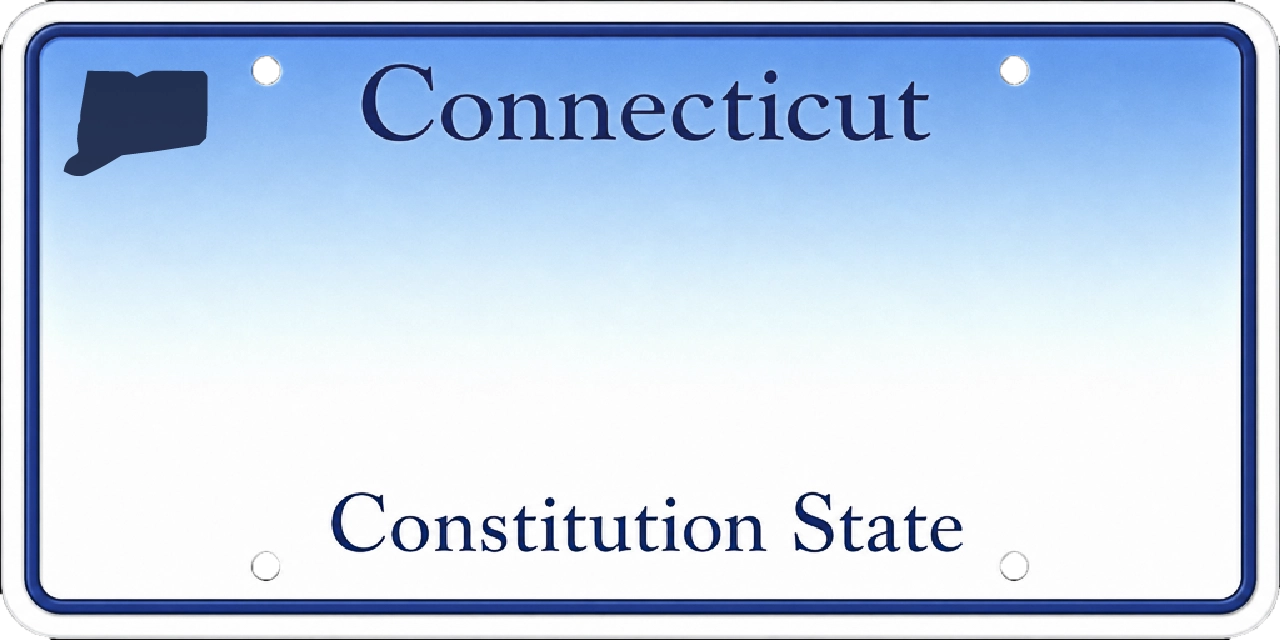 Connecticut license plate