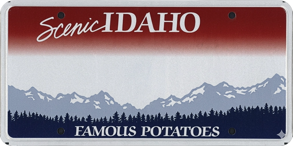 Idaho license plate