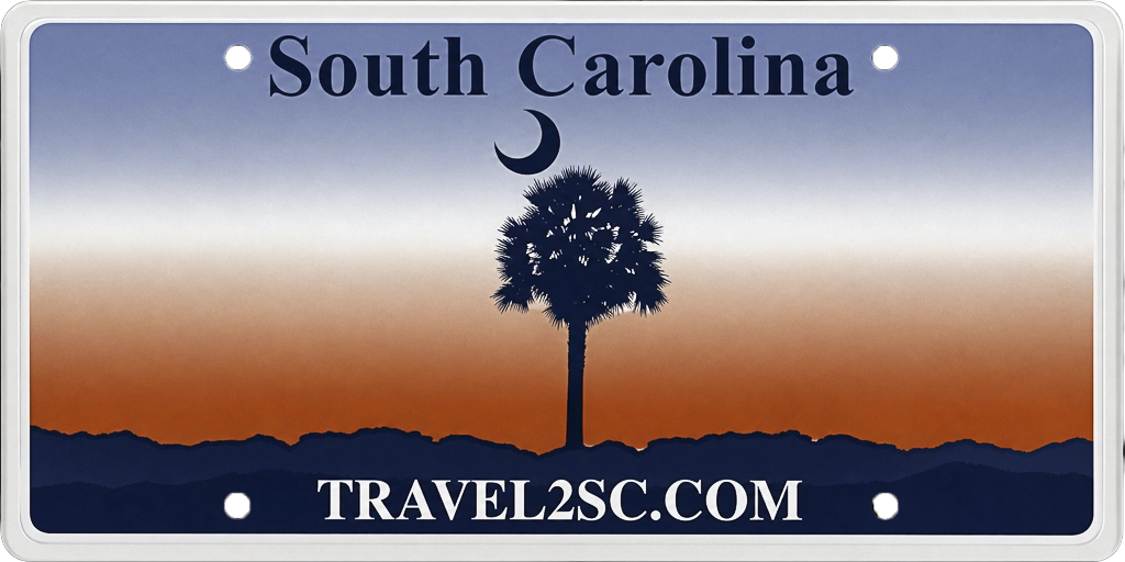 South Carolina license plate